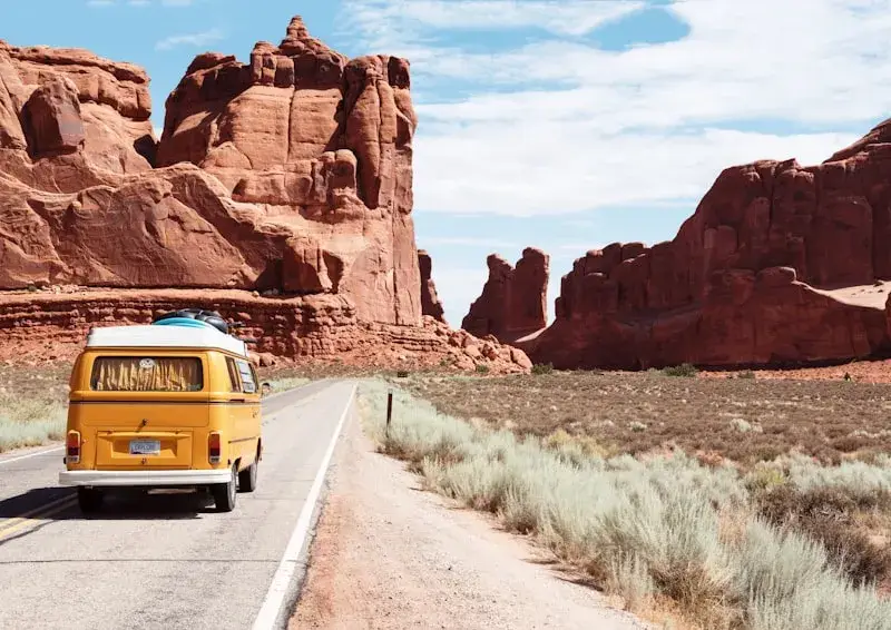 Breathtaking landscape for slow travel