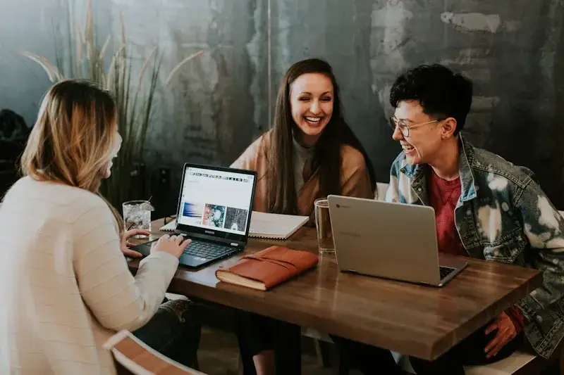 Modern coworking space for digital nomads