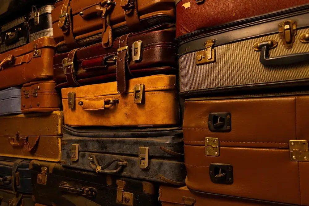 Vintage luggage bag